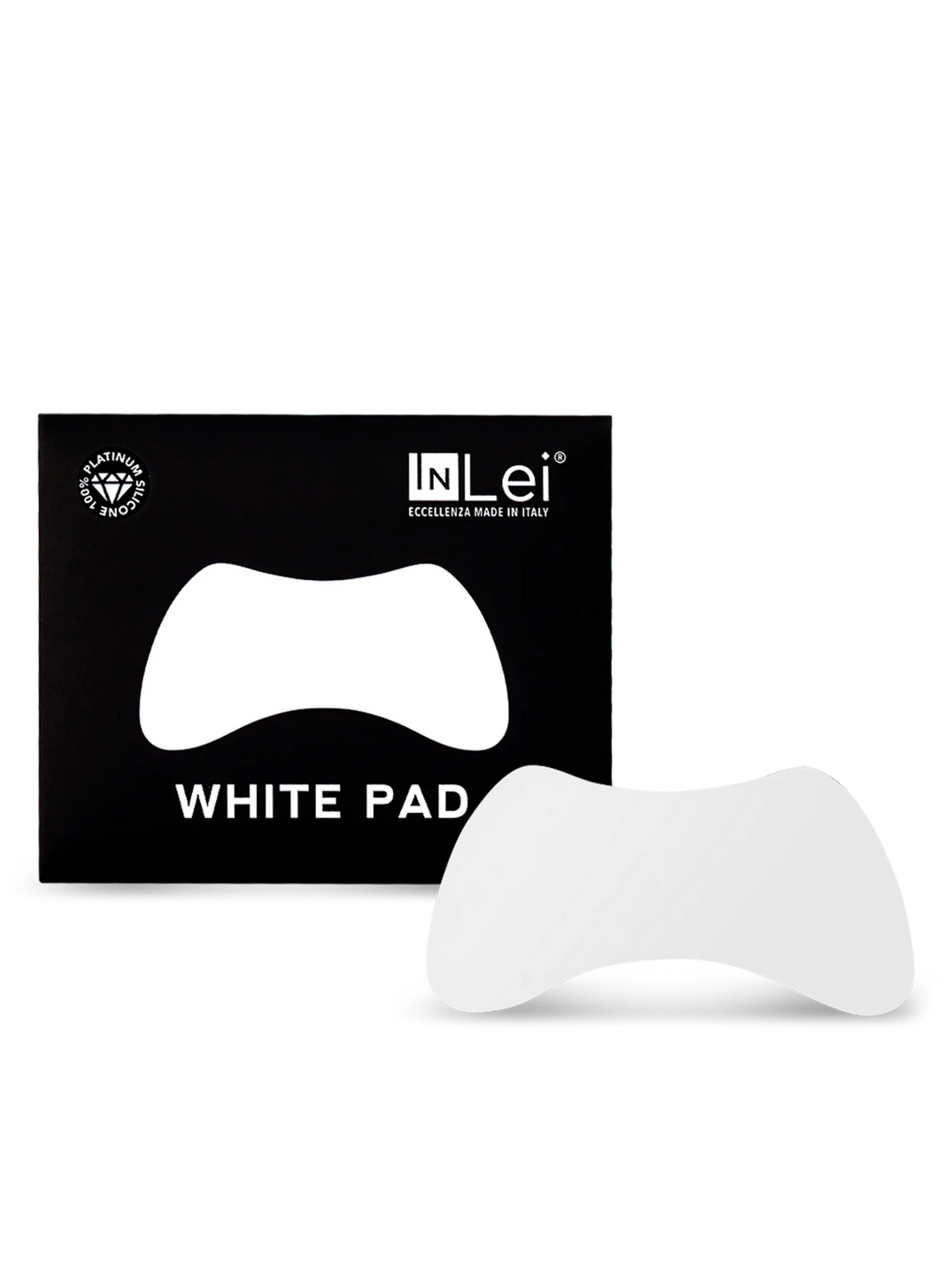 InLei® „WHITE PAD“ Silikon Pads Weiß - 4 Stück