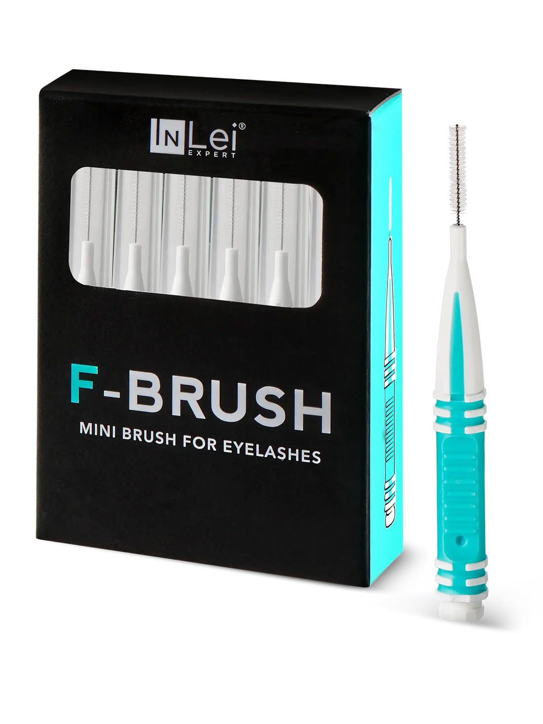 InLei® “F-BRUSH” Mini-Wimpernbürsten