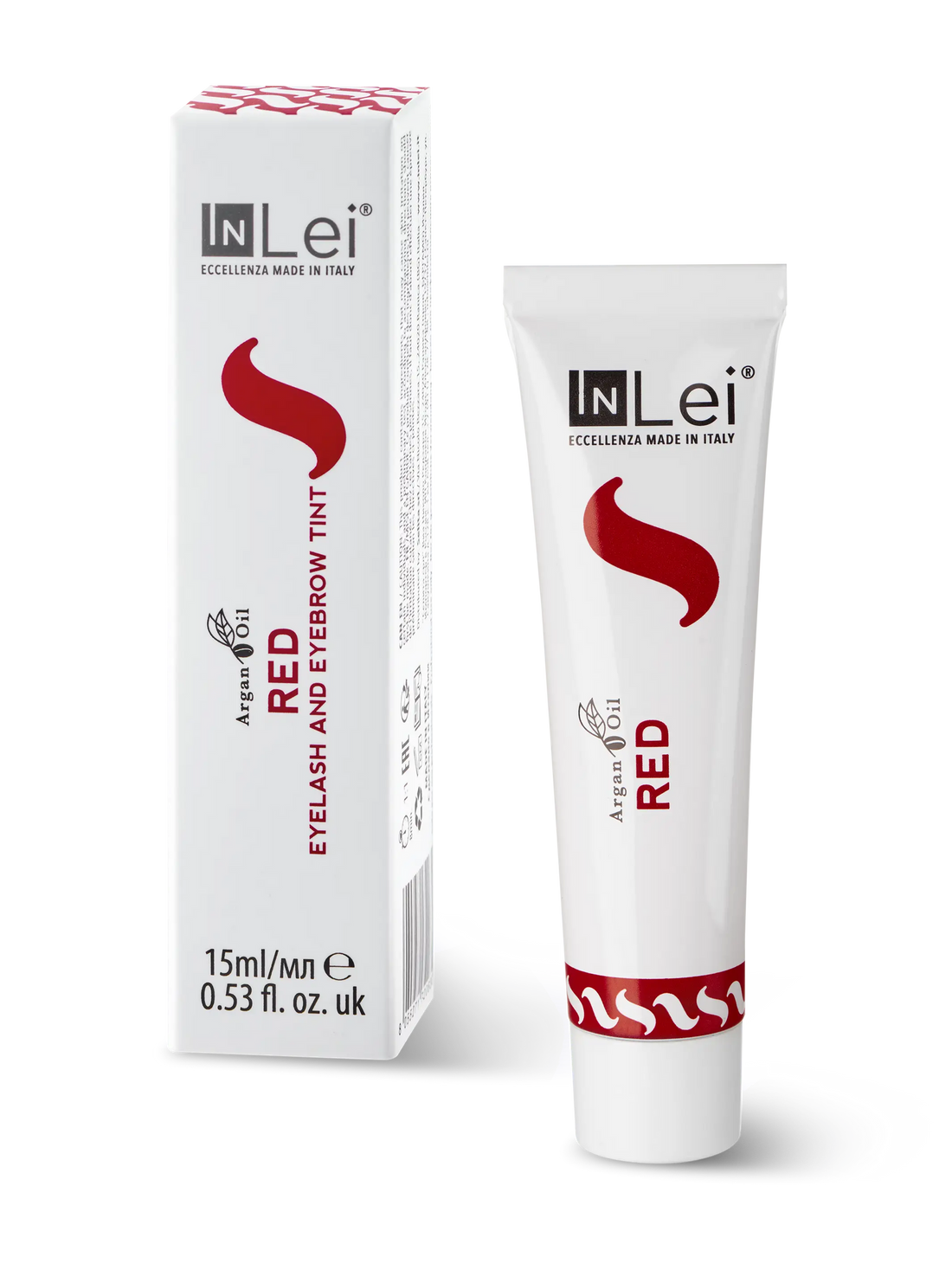 InLei® &quot;RED&quot; - Rote Farbe für Wimpern und Augenbrauen mit Arganöl - 15 ml