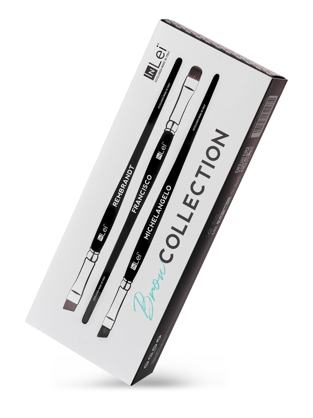 InLei® BROW COLLECTION Set mit professionellen Augenbrauenpinseln