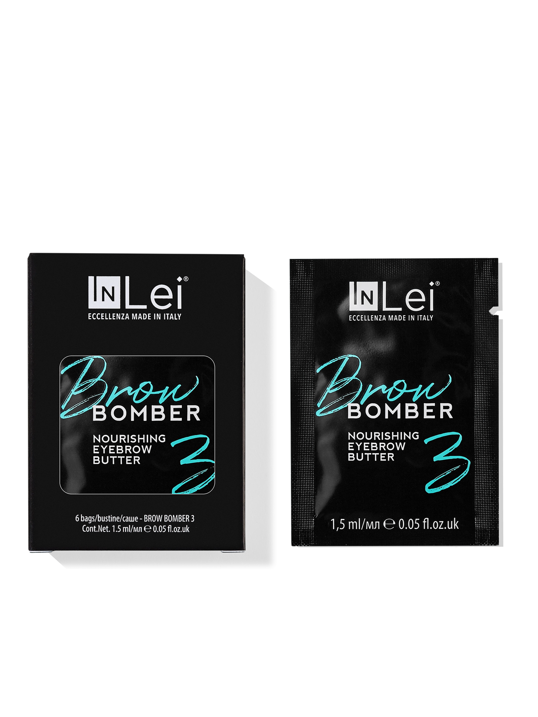 InLei® &quot;BROW BOMBER 3&quot; pflegende Augenbrauenbutter 6 Stück Sachet a1,5 ml