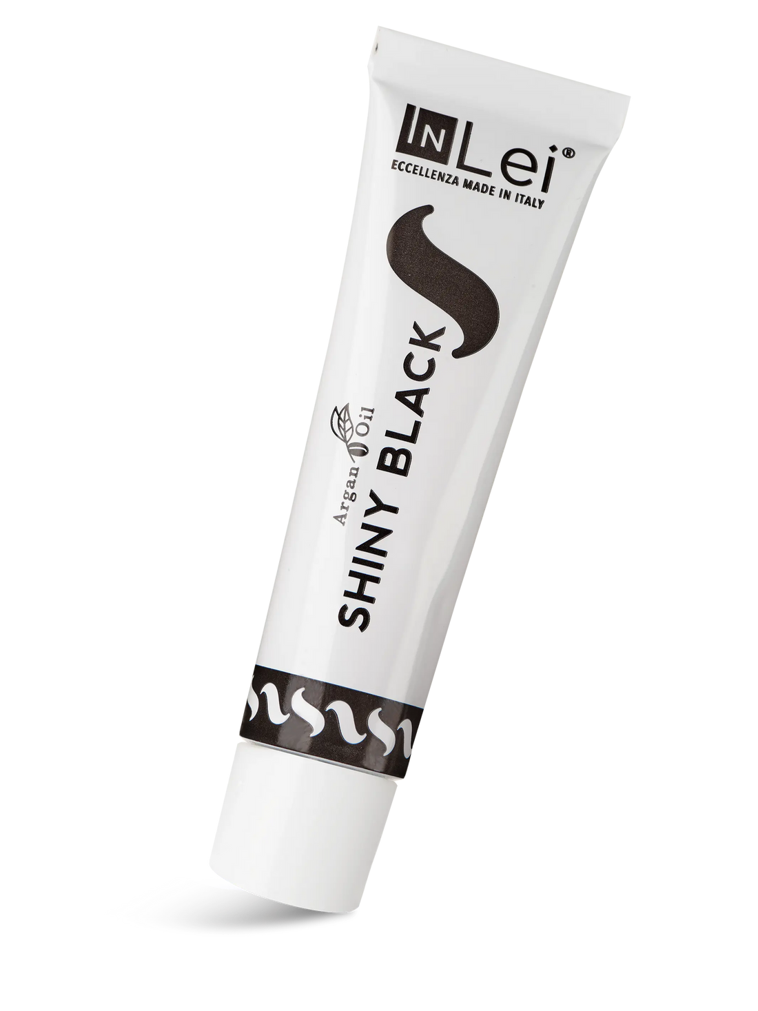 InLei® &quot;SHINY BLACK&quot; – Schwarze Farbe für Wimpern und Augenbrauen mit Arganöl - 15 ml