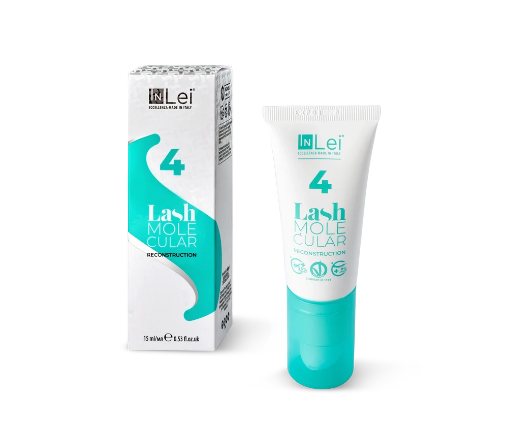 InLei® &quot;LASH MOLECULAR 4&quot; molekulare Rekonstruktion für Wimpern und Augenbrauen - 15ml